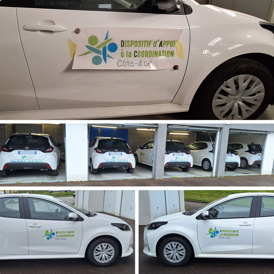 marquage vehicule pour le DAC 21